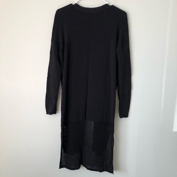 ATHLETA Kahala Black Knit Duster Cardigan Size S - Picture 10 of 10
